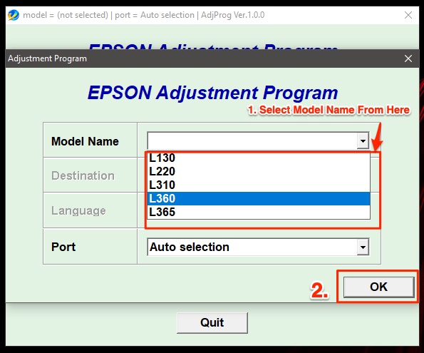 epson adjustment program reset l360